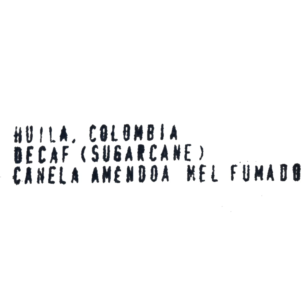 Huila, Colombia (Decaf)