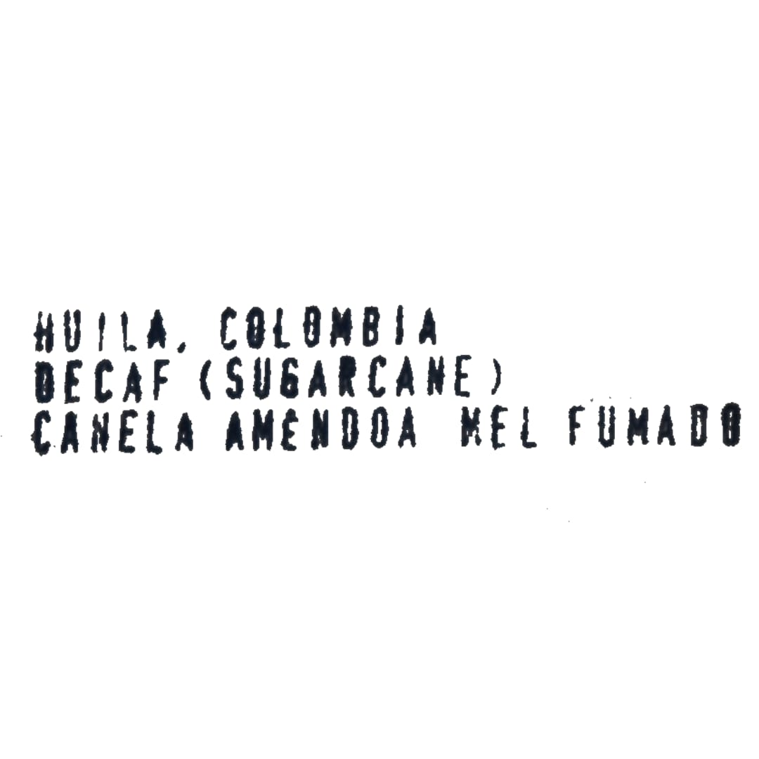 Huila, Colombia (Decaf)